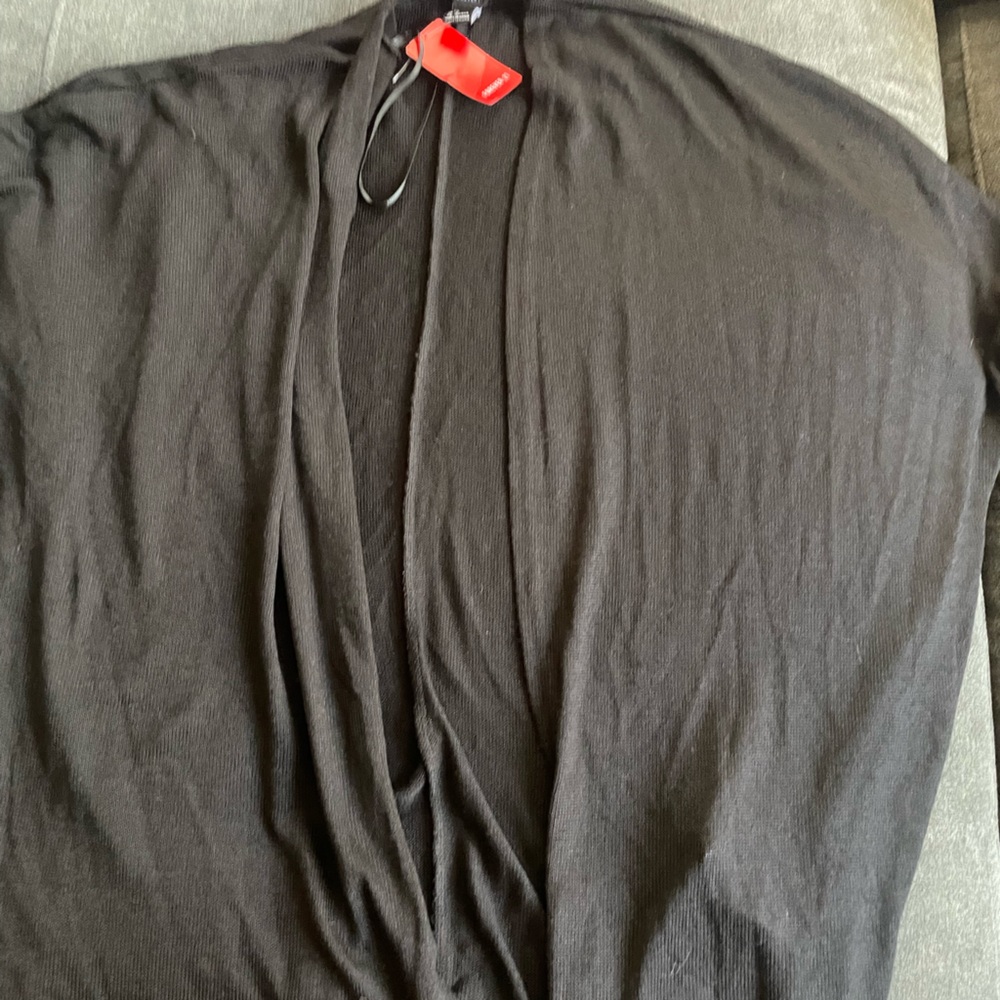 Black cardigan